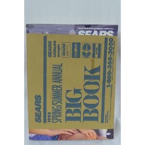 Sears Roebuck Big Book Spring/Summer Annual Catalog 1993 In Sleeve